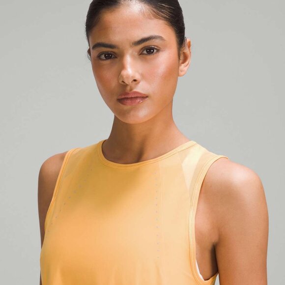 LULULEMON Sculpt Cropped Tank Top 8 Mango Dream Orange M - Picture 8 of 10